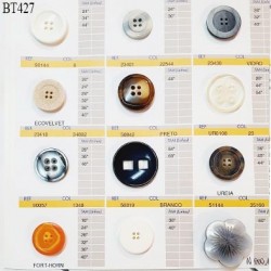 Plaque de 12 boutons pour création unique diamètre de 24 à 35 mm fabrication européenne prix pour la plaque entière