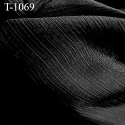Tissu synthétique fin spécial lingerie couleur noir largeur 150 cm poids m2 85 gr prix 10 cm de long par 150 cm
