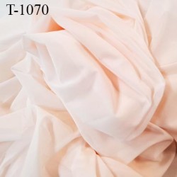 Powernet spécial lingerie extensible dans les deux sens rose pétale haut de gamme largeur 162 cm prix pour 10 cm de long