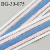 Galon ruban 30 mm couleur blanc rose bleu et argenté largeur 30 mm prix au mètre