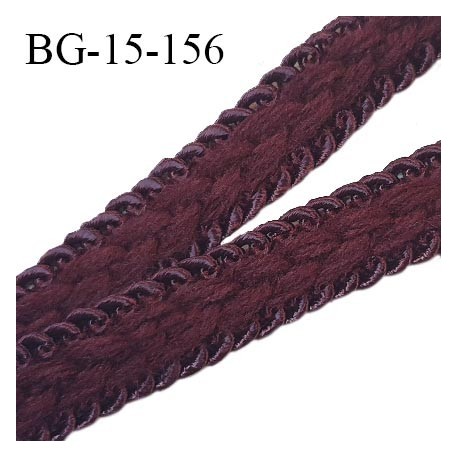 Galon 15 mm couleur bordeaux largeur 15 mm prix au mètre