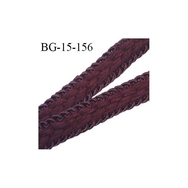 Galon 15 mm couleur bordeaux largeur 15 mm prix au mètre