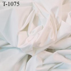 Tissu lycra elasthanne blanc cassé très haut de gamme 220 gr au m2 largeur 130 cm prix pour 10 cm de long et 130 cm de large