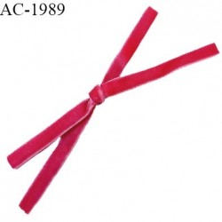 Noeud ruban velours couleur rose haut de gamme largeur 10 cm hauteur 3 cm prix à l'unité