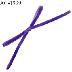 Noeud ruban velours couleur violet haut de gamme largeur 10 cm hauteur 3 cm prix à l'unité