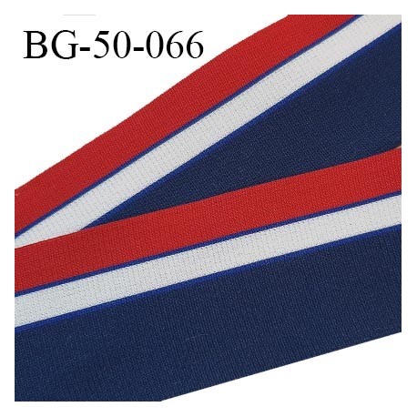 Galon 50 mm couleur bleu blanc rouge épaisseur fine largeur 50 mm prix au mètre