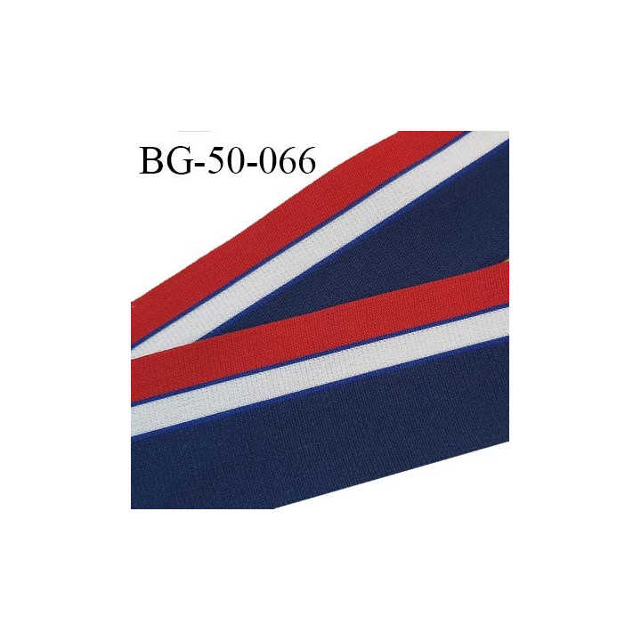 Galon 50 mm couleur bleu blanc rouge épaisseur fine largeur 50 mm prix au mètre