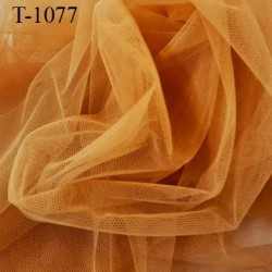 Marquisette tulle spécial lingerie haut de gamme couleur curcuma largeur 155 cm prix pour 10 cm 100 % polyamide