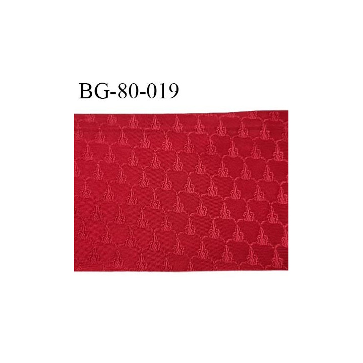 Galon rehausse 80 cm couleur rouge haut de gamme largeur 80 cm prix au mètre