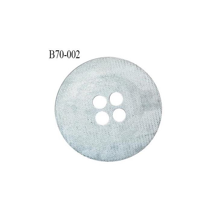 Bouton 63 mm couleur noir brillant sur une face et effet alu vieilli sur l'autre avec 4 trous diamètre 63 mm prix à la pièce