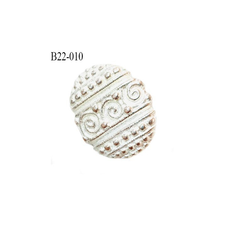 Bouton 22 mm métal couleur doré light diamètre 22 mm épaisseur 3 mm accroche avec un anneau prix à la pièce