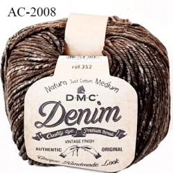 Pelote Coton à tricoter et au crochet Natura Denim poids 50 grs longueur 75m