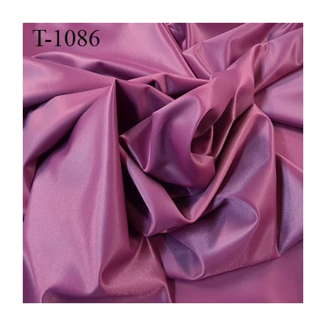 Tissu maillot de bain couleur vieux rose brillant haut de gamme lycra largeur 96 cm 280 grs m2 prix pour 10 cm de long