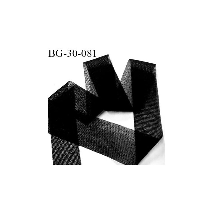 Galon thermocollant bande jersey 30 mm  pour vos réalisations couleur noir largeur 30 mm facile à coller  prix au mètre