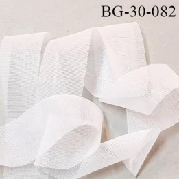 Galon thermocollant bande jersey 30 mm  pour vos réalisations couleur blanc largeur 30 mm facile à coller  prix au mètre