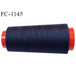 Cone 2000 m fil Polyester n° 120 couleur bleu marine longueur 2000 mètres fil Coats Epic bobiné en France