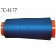 Cone 1000 m fil Polyester n° 120 couleur bleu azur longueur 1000 mètres fil Coats Epic bobiné en France