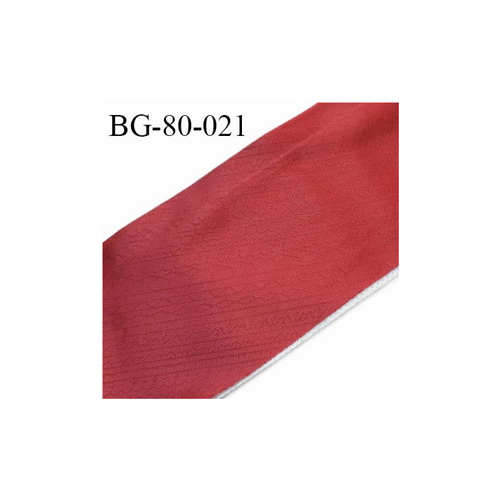 Galon ganse rehausse de pantalon 80 cm couleur bordeaux haut de gamme largeur 80 cm prix au mètre