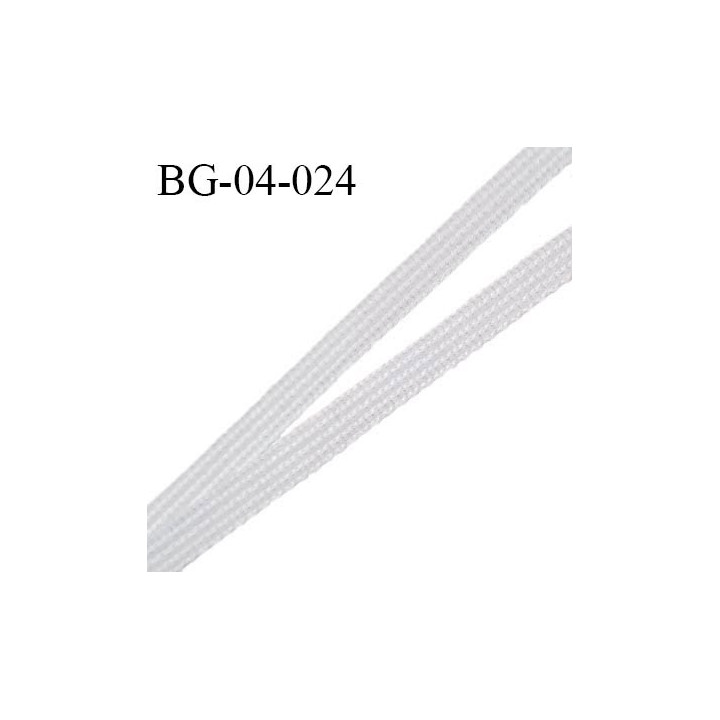 Droit fil à plat 4 mm spécial lingerie et couture du prêt-à-porter polyester couleur gris fabriqué en France prix au mètre