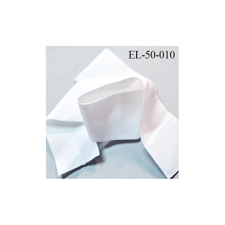 élastique 50 mm fin de lingerie très souple très doux  belle élasticité couleur naturel écru largeur 50 mm prix au mètre