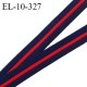 Elastique 10 mm lingerie haut de gamme fabriqué en France couleur bleu marine et rouge prix au mètre
