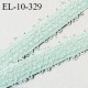 Elastique lingerie 10 mm picot haut de gamme couleur vert largeur 10 mm avec picots des deux côtés prix au mètre