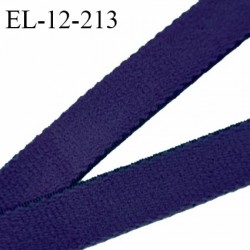 Elastique 12 mm lingerie haut de gamme couleur bleu astral doux au toucher fabriqué en France prix au mètre