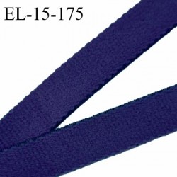 Elastique 15 mm lingerie haut de gamme fabriqué en France couleur bleu roi bonne élasticité prix au mètre