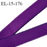 Elastique 15 mm lingerie haut de gamme fabriqué en France couleur violet bonne élasticité prix au mètre