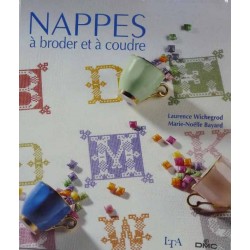 nappes à broder et à coudre DMC livre