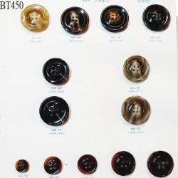 Plaque de 13 boutons pour création unique diamètre 15 à 33 mm fabrication européenne prix pour la plaque entière