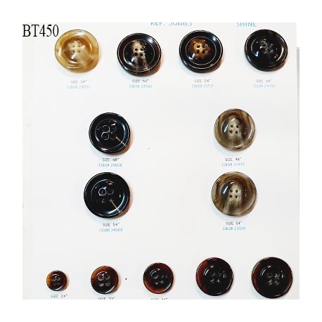 Plaque de 13 boutons pour création unique diamètre 15 à 33 mm fabrication européenne prix pour la plaque entière