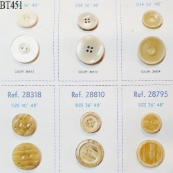 Plaque de 12 boutons pour création unique diamètre 22 à 30 mm fabrication européenne prix pour la plaque entière
