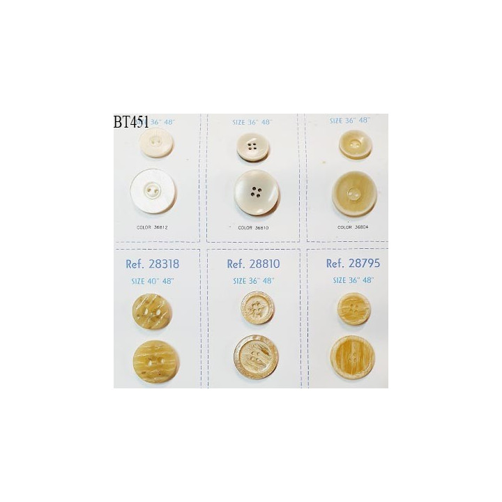 Plaque de 12 boutons pour création unique diamètre 22 à 30 mm fabrication européenne prix pour la plaque entière