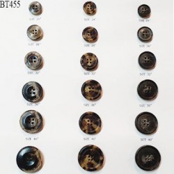 Plaque de 18 boutons pour création unique diamètre 15 à 28 mm fabrication européenne prix pour la plaque entière
