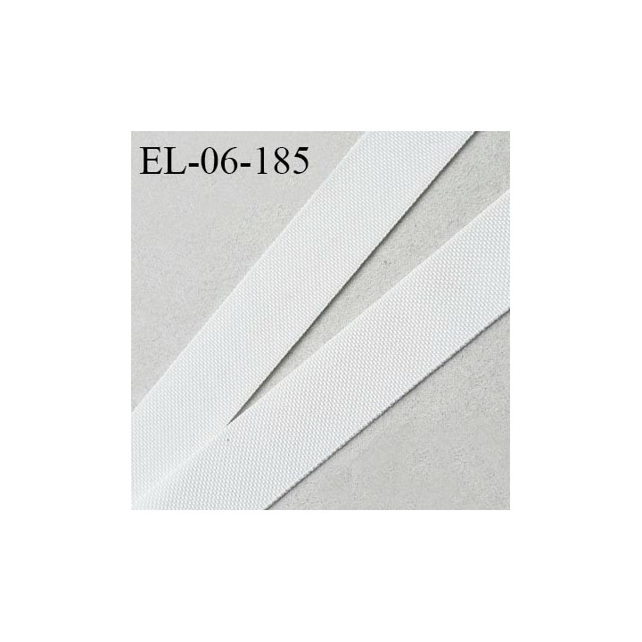 Elastique 6 mm fin spécial lingerie polyamide élasthanne couleur écru fabriqué en France prix au mètre