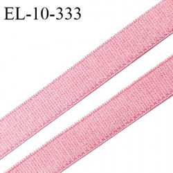 Elastique 10 mm lingerie haut de gamme fabriqué en France couleur vieux rose bonne élasticité prix au mètre