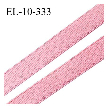 Elastique 10 mm lingerie haut de gamme fabriqué en France couleur vieux rose bonne élasticité prix au mètre