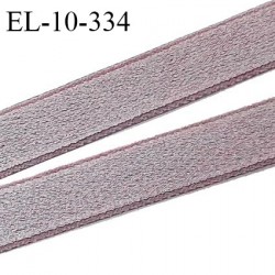 Elastique lingerie 10 mm haut de gamme couleur gris de lin brillant bonne élasticité prix au mètre