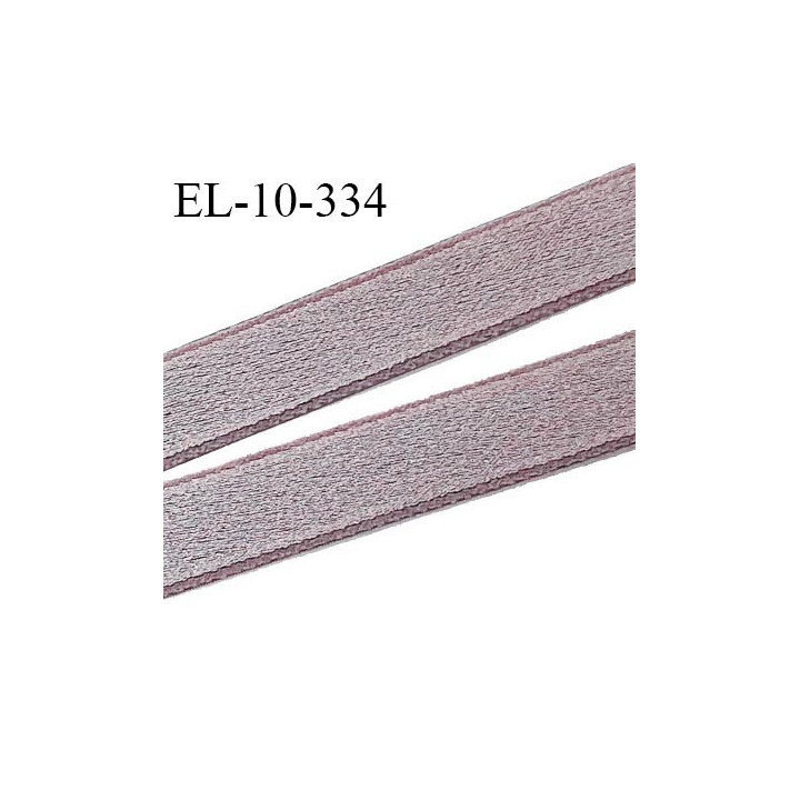 Elastique lingerie 10 mm haut de gamme couleur gris de lin brillant bonne élasticité prix au mètre