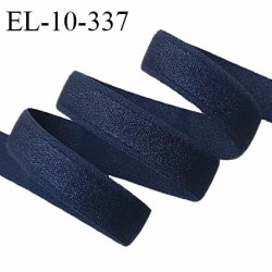 Elastique lingerie 10 mm haut de gamme couleur bleu marine brillant bonne élasticité prix au mètre