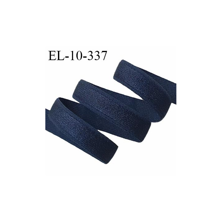 Elastique lingerie 10 mm haut de gamme couleur bleu marine brillant bonne élasticité prix au mètre
