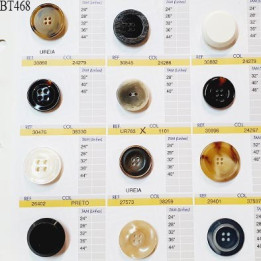 Plaque de 12 boutons pour création unique diamètre 25 à 30 mm fabrication européenne prix pour la plaque entière