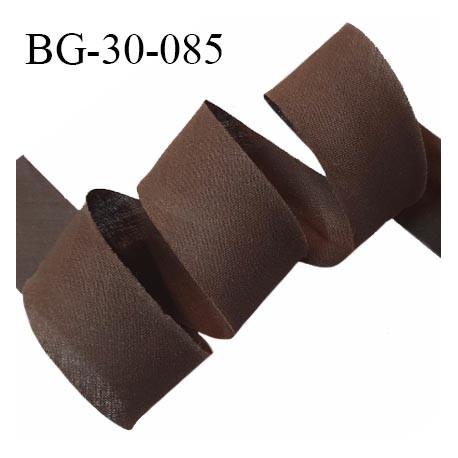 Biais à plier 30 mm couleur marron largeur 30 mm prix au mètre