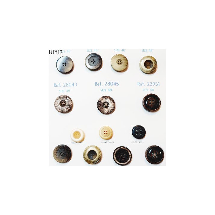 Plaque de 14 boutons pour création unique diamètre 22 à 30 mm prix pour la plaque entière