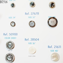 Plaque de 10 boutons pour création unique diamètre 15 à 30 mm prix pour la plaque entière