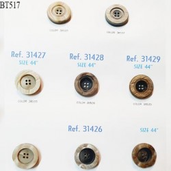 Plaque de 8 boutons pour création unique diamètre 28 mm prix pour la plaque entière