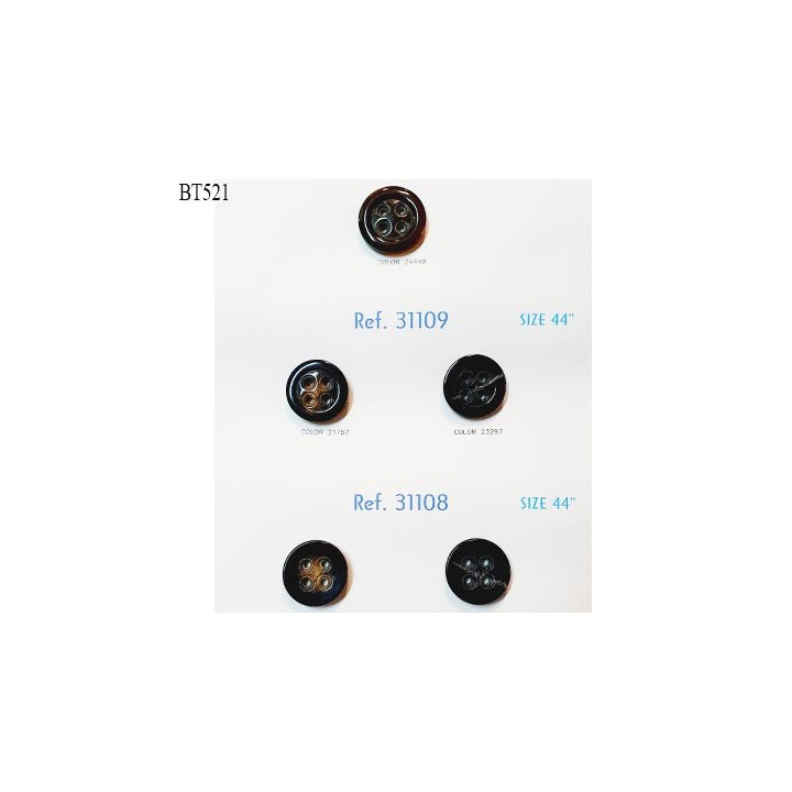 Plaque de 5 boutons pour création unique diamètre 27 à 30 mm prix pour la plaque entière