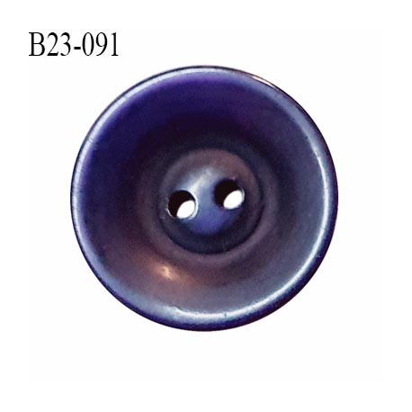 Bouton 23 mm couleur violet très foncé 2 trous diamètre 23 mm épaisseur 4 mm prix à l'unité