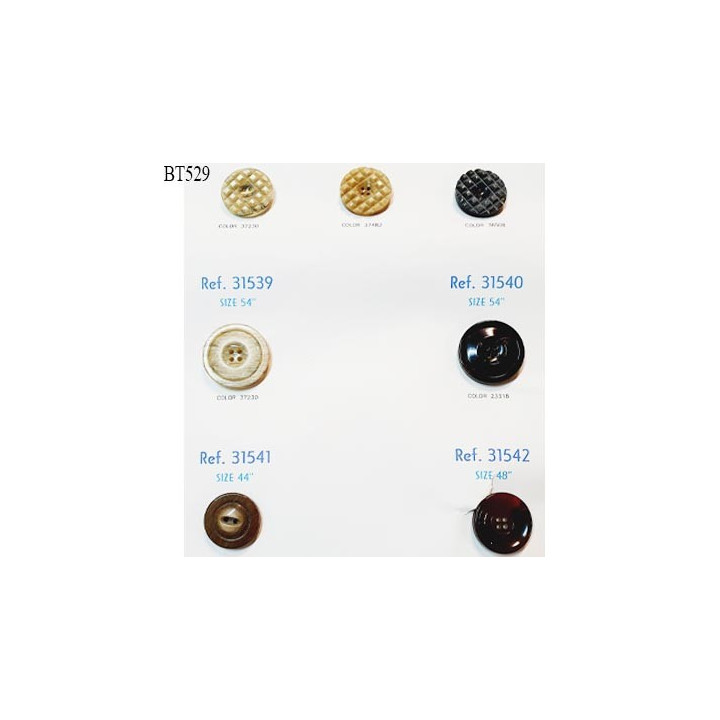 Plaque de 7 boutons pour création unique diamètre 28 à 34 mm prix pour la plaque entière